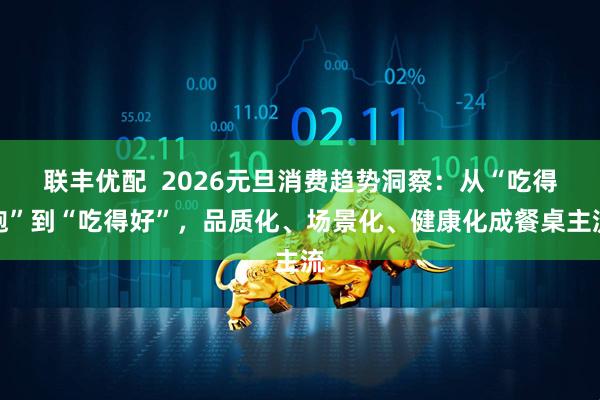 联丰优配  2026元旦消费趋势洞察：从“吃得饱”到“吃得好”，品质化、场景化、健康化成餐桌主流